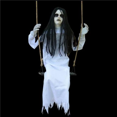 Durable Material: Made Of Latex, Metal And Fabric, This Halloween Ghost Decors Are Durable And Could Be Used For Next Halloween. Hanging Girl: Scary Creepy Swinging Ghost Is Perfect For Your Home Decor. Displayed In Various Evil And Spooky Ways Indoors, Outdoors, On Yard Lawns Will Make For A Scary And Enjoyable Holiday. Perfect Decor: Decoration For Halloween, Theme Parties, Carnivals, Festivals, Celebrations, And Special Occasions. Prepare Your Visitors For The Halloween Horrors Ahead With The Decorations For Halloween, Halloween 23, Hanging Ghosts, Halloween Window, Ghost Decoration, Skull Hand, Scary Halloween Decorations, Fantasias Halloween, Theme Halloween