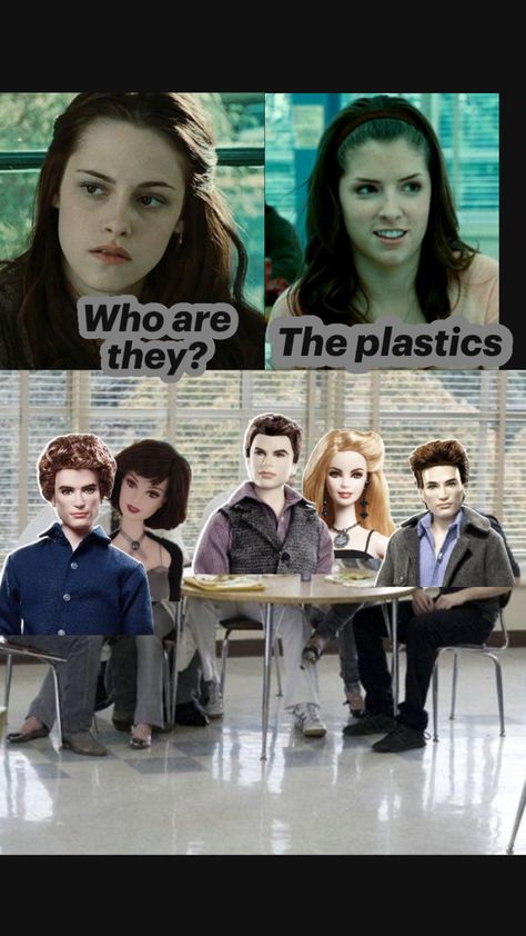 Mean girls twilight meme Twilight Meme, Twilight Videos, Twilight Jokes, Pick Up Line Jokes, Twilight Quotes, Robert Pattinson Twilight, Twilight Funny, Twilight Memes, Twilight Edward