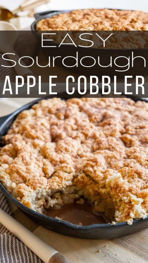 Decadent Sourdough Apple Cobbler Dessert Sourdough Dutch Apple Pie, Sourdough Discard Applesauce Bread, Sourdough Apple Poptarts, Thanksgiving Sourdough Dessert Recipes, Easy Sourdough Discard Recipes Apple, Apple Discard Recipes, Sourdough Discard Apple Pie, Desserts With Sourdough Discard, Sourdough Discard Apple Scones