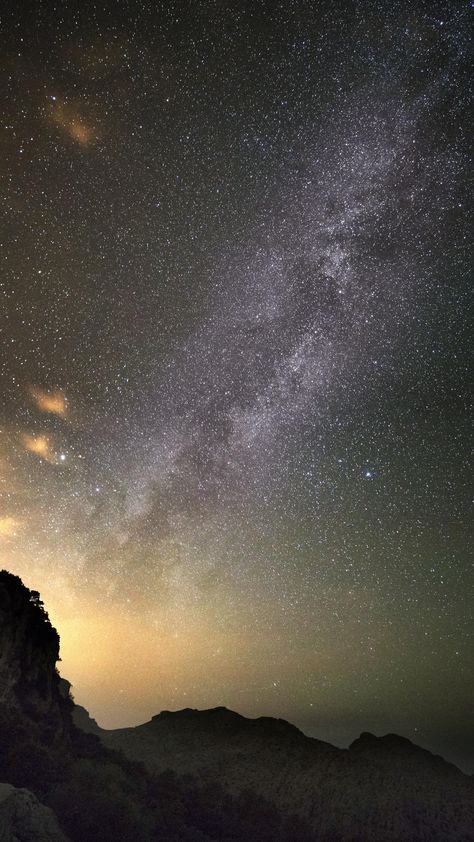 Milky Way from Mallorca Spain [3526x6269] [Vertical Monitor] Vertical Monitor Wallpaper, Vertical Monitor, Monitor Wallpaper, Dual Monitor Wallpaper, R Wallpaper, Mallorca Spain, High Quality Wallpapers, Lombok, Milky Way