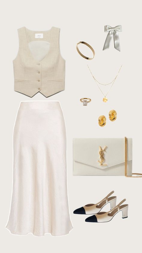 #ootd #outfitinspo #beige #beigeoutfitinspo #beigeoutfit #summer #summeroutfit #chic #chicoutfit #weddingguest #weddingguestoutfit #minimalistic #minimalisticoutfit Neutral Outfits, Classic Style Outfits, Outfits Classy, Beige Outfit, Chill Outfits, Neutral Outfit, Casual Chic Outfit, Refashion Clothes, Western Outfits