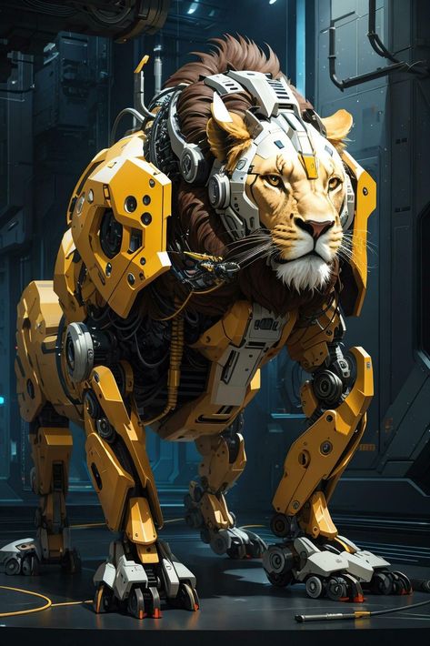 Download the Futuristic Lion robot image generated 27304524 royalty-free Stock Photo from Vecteezy for your project and explore over a million other images and backgrounds. Robot Images, Robot Lion, Autonomous Robots, Body Armour, Youtube Banners, Anime Animals, Cityscape Photos, Logo Banners, Nature Backgrounds