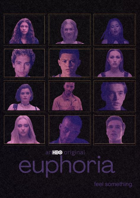 Euphoria Euphoria Movie Poster, Euphoria Cover, Euphoria Movie, Euphoria Poster, Euphoria Series, Seasons Posters, Tv Series To Watch, A Love So Beautiful, Photo Wall Collage