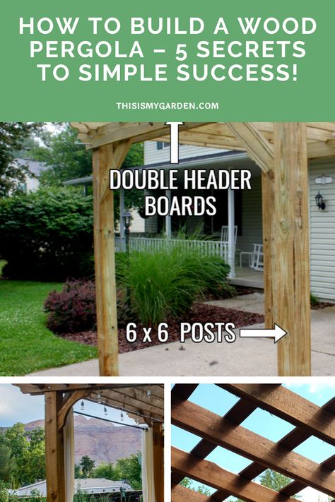 Rectangle Pergola Ideas, How To Build A Pergola On A Budget, Patio Gardening, Small Pergola, Small Fire Pit, Building A Pergola, Wood Pergola, Old Barn Wood, Covered Pergola