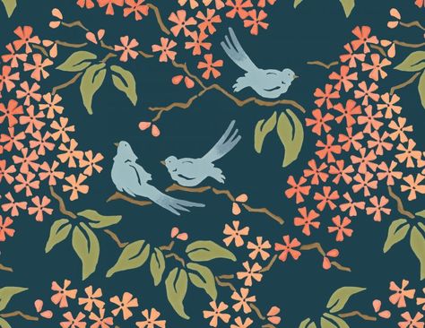 Birds - Galbraith & Paul Galbraith And Paul, Book Cover Art Diy, Birds Wallpaper, Persian Garden, Ornament Drawing, Saree Designs Party Wear, Wallpaper Patterns, Bird Pattern, Bird Wallpaper