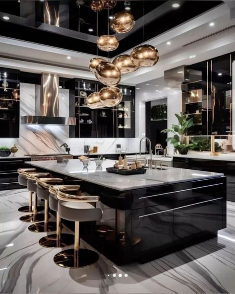 Luxury Houses Kitchen, Mansion Kitchen, Kitchen Design Gallery, Kitchens Luxury, Dream Kitchens Design, Modern Kitchen Design Open Concept, Luxury Kitchen Design, Kitchen Inspiration Design, Luxury Kitchens