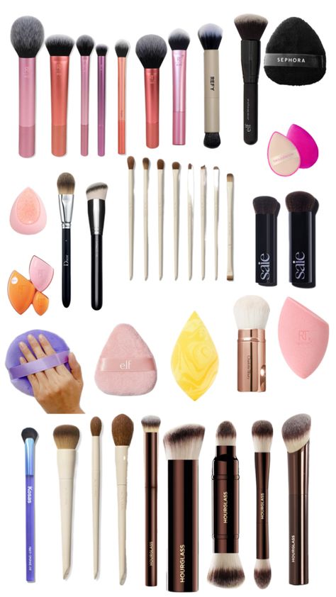 Beauty Blender Foundation, Lip Gloss Collection, Makeup Needs, Lashes Makeup, Beauty Blender, Makeup Skin Care, Skin Makeup, Skincare Products, Makeup Brushes