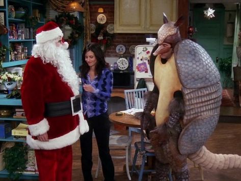 Friends Christmas Episode, Christmas Tv Specials, Holiday Armadillo, Enchanted Characters, Christmas Episodes, Southern Christmas, Detective Series, Friends Season, Mermaid Evening Gown