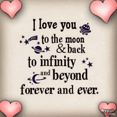 I Love You To The Moon And Back GIF - I Love You To The Moon And Back - Discover & Share GIFs Animated Happy Birthday, Animated Happy Birthday Wishes, To Infinity And Beyond, To The Moon And Back, To The Moon, Animated Gif, The Moon, I Love You, Gif