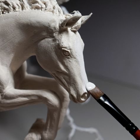 Not Just Paint: Why You Should Prime Air Dry Clay Sculptures - Susie Benes Clay Ideas Sculpture, Air Dry Clay Ideas Sculpture, Dry Clay Sculpture, Air Dry Clay Sculpture, Dry Clay Ideas, Air Dry Clay Ideas, Clay Horse, Equine Anatomy, Harmony Art