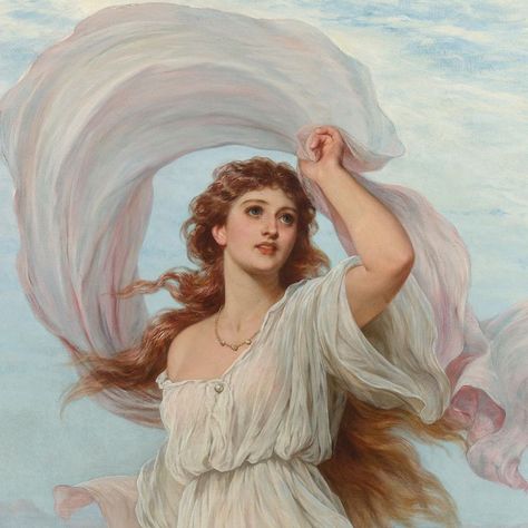 𝐃𝐚𝐧𝐭𝐞 𝐆𝐚𝐛𝐫𝐢𝐞𝐥 𝐑𝐨𝐬𝐬𝐞𝐭𝐭𝐢 🇬🇧 🇮🇹 on Instagram: “So how does this 1895 painting of “Miranda” from Shakespeare’s ‘The Tempest’ relate to the previous Frank Dicksee post? While the artist is…” Aphrodite Painting, Aphrodite Aesthetic, Baroque Painting, Rennaissance Art, Greek God, Goddess Of Love, Old Paintings, Ethereal Art, Classical Art