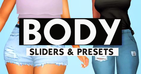 LINKS ____________________________ POUTY LIPS LIP AND TEETH ASYMMETRICAL LIPS BREAST/HIP SLIDER SLIDER PACK ARM SLIDERS ... Sims 4 Body Sliders Mod, Ts4 Presets, Realistic Sims, Sims 4 Presets, Los Sims 4 Mods, Sims 4 Traits, Sims 4 Skin, The Sims 4 Skin, Sims 4 Cas Mods