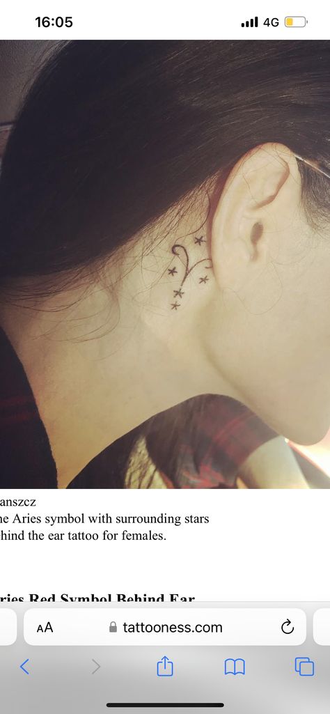 Ear Tattoo, Behind Ear Tattoo, Tattoos, Quick Saves