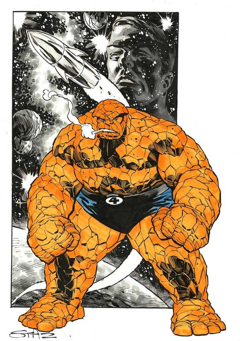 The Thing Fantastic Four, Ben Grimm, Fantastic Four Marvel, Castlevania Anime, Catwoman Comic, Fantastic 4, Windsor Ontario, Comic Book Artwork, Seven Deadly Sins Anime