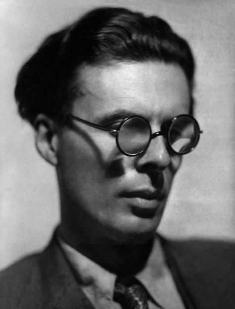 People With Glasses, Human Voice, Aldous Huxley, Brave New World, Writing Poetry, Vintage Portraits, The New Yorker, Portrait Art, New Yorker