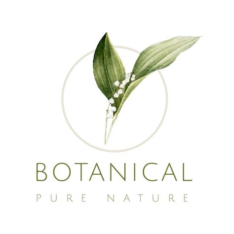 Botanical pure nature logo | Free Vector #Freepik #freevector #herbal-logo #organic-logo #organic #herbal Nature Paintings Acrylic, Botanical Logo, Plant Logos, Nature Logo Design, Nature Logo, House Logo Design, Cosmetica Natural, Cosmetic Logo, Herbal Products