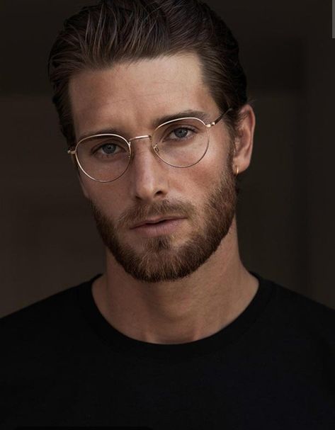 Tom Busson glasses Tom Busson, Mens Glasses Frames, Beard Tattoo, Mens Outfit Inspiration, Blonde Guys, 50 Style, Colorful Portrait, Hair And Beard Styles, Poses For Men