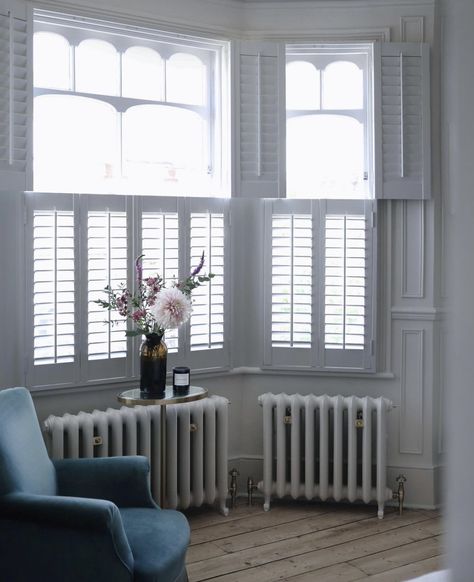 Radiator Under Window, No 17 House, Window With Shutters, House No, Morning View, Public Spaces, West London, South West, Public Space