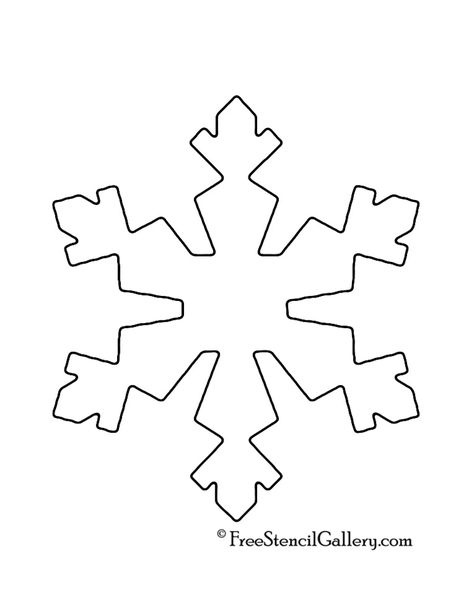 Felt Snowflake Pattern, Snowflake Outline, Pattern Outline, Diy Christmas Snowflakes, Printable String Art Patterns, Free Printable Sewing Patterns, Snowflake Stencil, Snowflake Cutouts, Snowflake Patterns