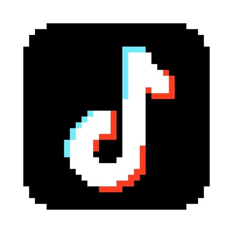 Tiktok Pixel Icon, Pixel Icons For Apps, 8 Bit Icons, Pixel App Icons, Bullet Journal Frames, Computer Theme, L Icon, Pixel Icons, Person Icon