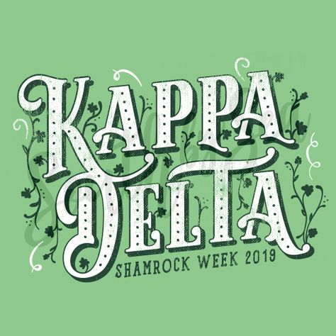 ✰ South by Sea @southbyseacollege ✰ Kappa Delta | KD KayDee | Shamrock Week Philanthropy 2019 | South by Sea | Greek Tee Shirts | Custom Apparel Design | Custom Greek Apparel | Sorority Shirts | Sorority Graphics | Sorority Tanks | Sorority Shirt Designs Kappa Delta Shamrock Shirts, Shamrock Week Kappa Delta, Kappa Delta Shamrock, Sorority Socials, Sorority Graphics, Delta Design, Kappa Delta Sorority, Philanthropy Shirts, Greek Week