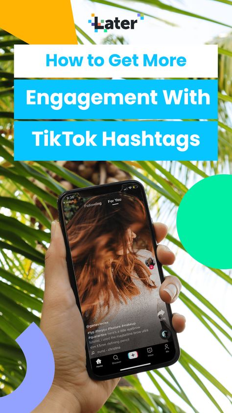 There is a lot of discussion about TikTok hashtags and what their connection is to the ever-so-secret TikTok algorithm. One thing we know for sure? They’re an important and effective way to get more eyes on your TikTok content! In this blog post we’ll help you understand everything you need to know about TikTok hashtags, from learning about why they’re important, to whether you should be using popular hashtags like #foryoupage on your posts. #tiktok #socialmedia Tiktok Algorithm, Insta Hacks, Snapchat Marketing, Tiktok Tips, Tiktok Content, Facebook Strategy, Tiktok Marketing, Video Content Marketing, Linkedin Tips