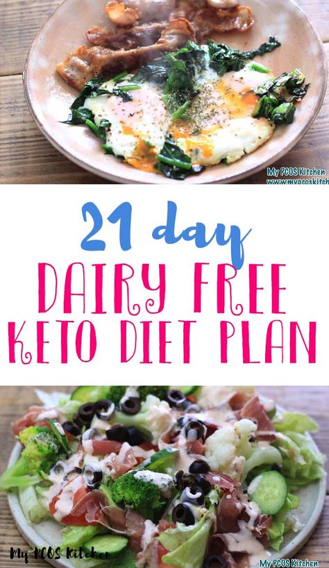 This super easy 21 day keto diet plan is completely dairy free and gluten free! You'll find recipes for breakfast, lunch and dinner all under 20g carbs per day. These healthy recipes are perfect for keto diet beginners who are just starting out. You'll find macros for all recipes and grocery lists for each week. #ketodiet #ketodietplan #lowcarbdiet #lowcarbmealplan Carbs Per Day, 1200 Calorie Diet Meal Plans, Dairy Free Keto, Dairy Free Keto Recipes, Free Keto Meal Plan, Desserts Keto, Low Carb Meal Plan, Diet Breakfast Recipes, Recipes For Breakfast