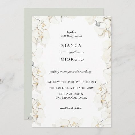 Sage Flowers, Frame Wedding Invitation, Minted Wedding Invitations, Chic Garden, 21st Birthday Invitations, Wedding Invitation Size, Invitation Mockup, Sage Wedding, Wedding Anniversary Invitations