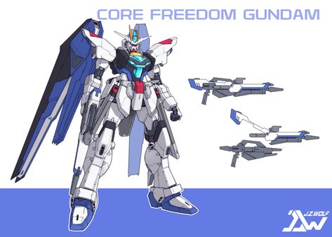 Core Gundam Custom, Uraven Gundam, Gundam Freedom, Freedom Gundam, Robot Sketch, Gundam Build Fighters, Gundam Wallpapers, Gundam 00, Gundam Custom Build