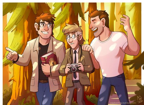 Mystery Trio, Gravity Falls Fanart, Gravity Falls Au, Gravity Falls Fan Art, Reverse Falls, Tumblr Post, Gravity Falls Art, Better Late Than Never, Fun Times