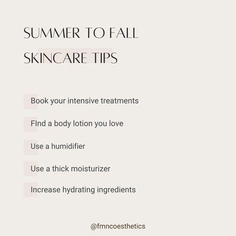 Fall Facial Quotes, Esthetician Fall Specials, Fall Facial Specials, November Esthetician Posts, Fall Skin Care Quotes, Fall Skincare Tips, Fall Esthetician Posts, Fall Skincare, Autumn Skincare Tips