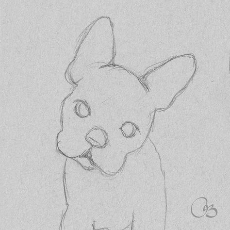 Drawing Ideas Dogs Easy, Drawing Of Dogs Sketches, Easy Drawings Dogs, Drawing Of Dogs Easy, Easy Drawings Dog, Simple Dog Drawings, Animal Drawings Sketches Simple, Drawings Of Puppies, Easy Drawings Animals