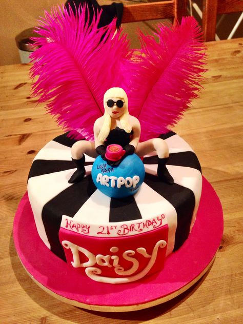 Lady Gaga cake | Lady Gaga cake | Mark Acraman | Flickr Lady Gaga Cake, Lady Gaga Birthday, Amazing Food Art, Happy 21st Birthday, Cake Lover, So Creative, 21st Birthday, Bday Party, Amazing Food