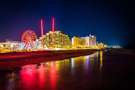 Daytona Beach Boardwalk, Ormond Beach Florida, Orlando Travel, Bar Crawl, Daytona Beach Florida, Ormond Beach, Beach Images, Beach Boardwalk, Visit Florida