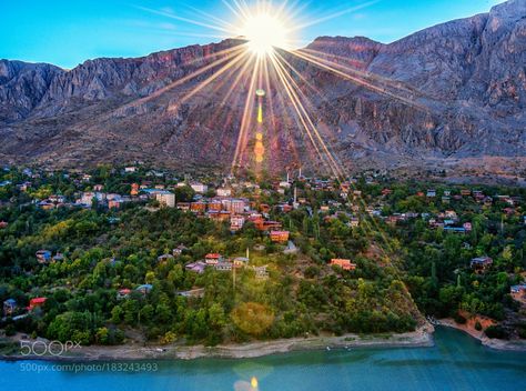 http://500px.com/photo/183243493 Sunset at Kemaliye by cemayden -. Tags: skybeautysunsetwatertravelbluesunlightturkeytreesummerbeautifulgreentürkiyeanatoliakemaliye Cambridge England, Top Photography, Travel Photo, Free Guide, Photography Portfolio, Mount Rainier, App Store, Cambridge, Travel Photos