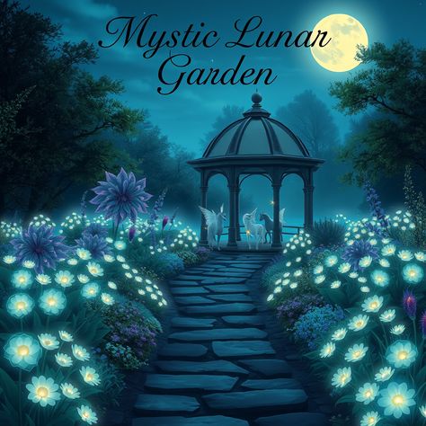 Mystic Lunar Garden

#MysticGarden #FullMoonMagic #EtherealBeauty #art #poster Lunar Garden, Mystic Garden, Garden Poster, Ethereal Beauty, Full Moon, Art Poster, The Magic, Art