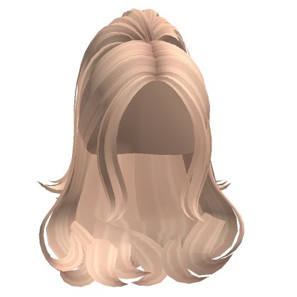 Blonde Hair Roblox, Roblox Hair, Create An Avatar, Hair Blonde, Half Up Hair, Half Up, Hair Accessory, Mix Match, Blonde Hair