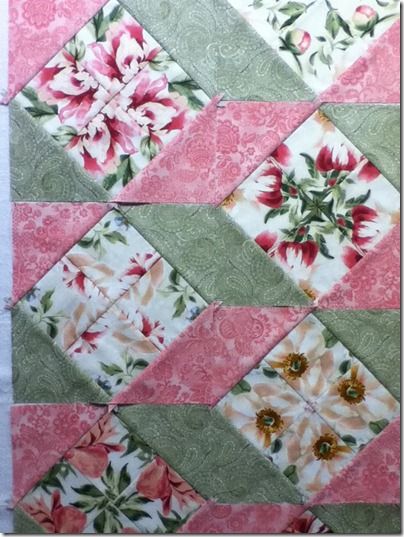 Stack Whack Quilts, Four Patch Posey Quilt Pattern, Four Patch Posie Quilt, Stack And Whack Quilt Pattern, Fussy Cut Quilt Patterns, 4 Patch Quilt Pattern Ideas, 4 Patch Quilt, Kaleidoscope Quilt, Tumbling Blocks