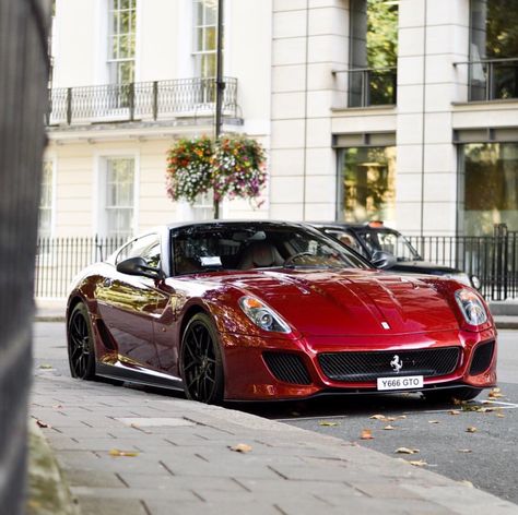 Ferrari 599 GTO painted in Rosso Fuoco Photo taken by: @henryjmw on Instagram Suburban Aesthetic, Midwest Aesthetic, Wallpapers Cars, 599 Gto, Cars Tattoo, Tattoo Car, Quotes Car, American Aesthetic, Subcompact Cars