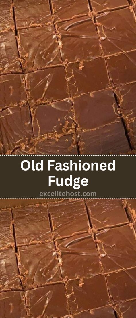 Old Fashion Fudge Recipes, Fantasy Fudge, Homemade Chocolate Fudge, Old Fashioned Fudge, How To Make Fudge, Easy Chocolate Fudge, Homemade Fudge Recipes, Fudge Recipes Chocolate, Fudge Recipes Easy