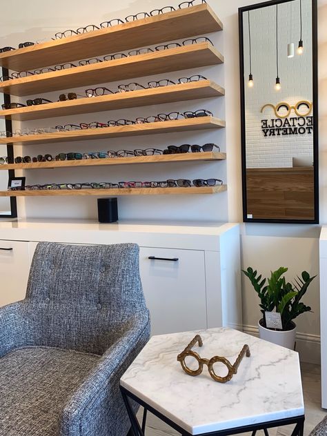 Optometry Clinic Design, Optometry Office Design Optical Shop, Optometry Clinic Interior Design, Optical Office Design, Optometry Office Design, Optical Store Design, Eyewear Shop Design, Optometrist Office, Eyewear Store Design