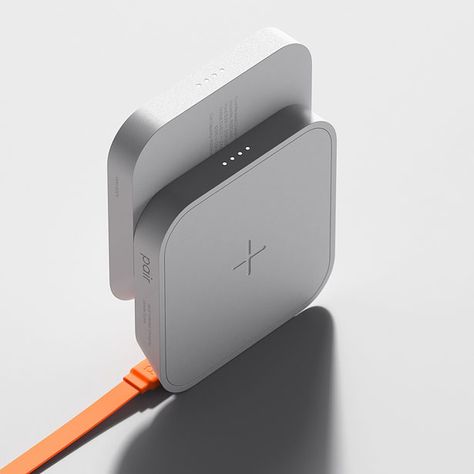 Orange Charger, Future Healthcare, Products Design, Google Lens, Phone Design, Brushed Metal, Travel Companion, Power Bank, Industrial Design