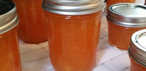 Cantaloupe Jelly, Cantaloupe Jam, Cantaloupe Jam Recipes, Grow Cantaloupe, Cantaloupe Recipes, Canning Jam Recipes, Enamel Dutch Oven, Canning Jam, Canned Food Storage