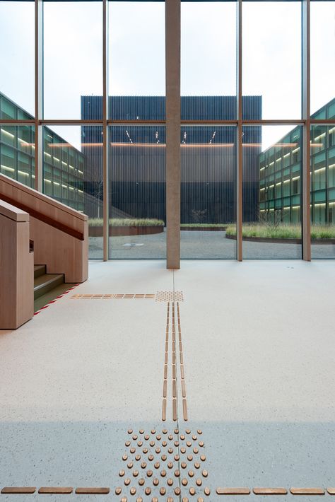 Gallery of Historical Archive of Cologne: How Terrazzo Floors Contribute to a Warm and Inviting Ambiance - 4 Screed Floors, Arch Portfolio, Terrazzo Floors, Capstone Project, Terrazzo Flooring, Architecture Design Concept, Classroom Design, Art House, Floor Finishes