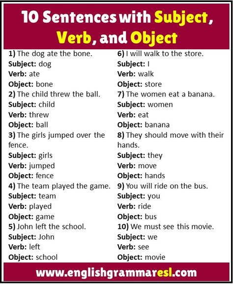 Subject Verb Object Worksheet, Subject Verb Object, Grammer Rules, English Grammar Games, English Sentence Structure, English Hacks, English Opposite Words, Essay Writing Examples, English Grammar Notes