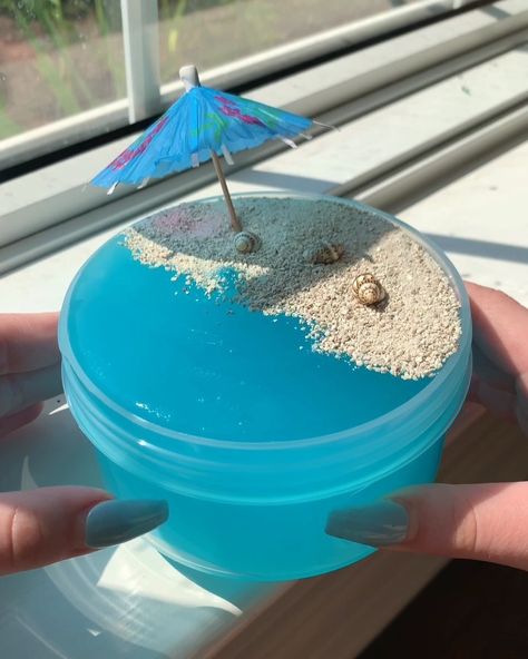 Slime Photo, Beach Slime, Diy Clear Slime, Cotton Candy Slime, Mermaid Slime, Slime Collection, Pretty Slime, Slimy Slime, Slime Toy