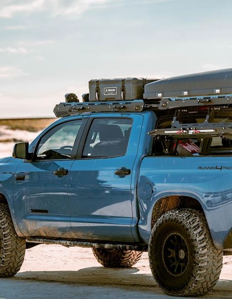 Alpha Tundra crewMAX Roof Rack (2014-2021)-Overland Roof Rack-upTOP Overland-upTOP Overland Tundra Roof Rack, Toyota Tundra Camping, Roof Racks For Trucks, Toyota Tundra Off Road, Toyota Tundra Accessories, Toyota Tundra 4x4, 2021 Toyota Tundra, Truck Roof Rack, 2015 Toyota Tundra