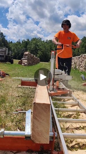 27K views · 1.7K reactions | Milling with PM14 Norwood sawmill.  This mill is easy to setup and very easy to use and can be used off grid to build whatever you need.  All you need is a chainsaw and you're ready to go.  Put your logs on the bunks, set the height and go!

 wood is #spruce 
Mill is Norwood #PM14 from @Norwoodsawmills
Chainsaw is @stihl #ms661
Chain on the chainsaw is a ripping chain from @granberginternational

#ottawamilling #chainsawmilling #chainsaw #milling #mill #sawmill #offgrid #off-grid #norwood #pm14 | Ottawa Milling | Archer Marsh · Give Me Everything (Stripped Down) Norwood Sawmill, Homemade Chainsaw Mill, Chainsaw Mill, Chippers, Give Me Everything, Wood Chipper, Off Grid, Off The Grid, Milling