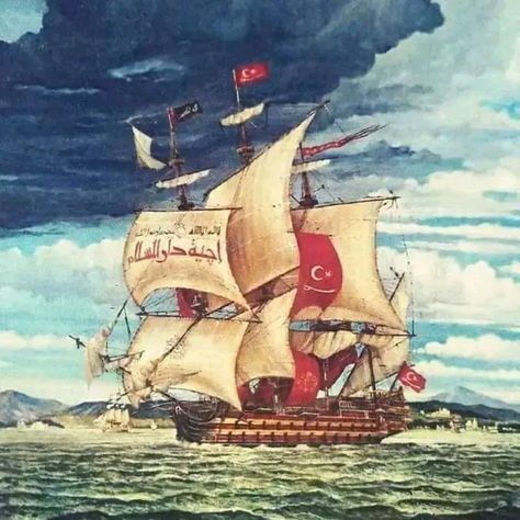 Lukisan kapal Galley armada laut kerajaan Aceh . Source: napak tilas Sultan Iskandar Muda > Taufiq dkk. Mom Drawing, Islamic Art Canvas, Aesthetic Backgrounds, Islamic Art, Art Canvas, Cute Art, Pop Up, Paint, Drawings