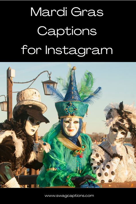 Get ready to celebrate Mardi Gras in style! Find the perfect captions for your Mardi Gras pictures and make your Instagram posts shine. From colorful parades to dazzling masks, these captions will capture the festive spirit of Mardi Gras. Let the good times roll with our handpicked selection of captions! #MardiGrasCelebration #InstagramCaptions #MardiGrasVibes #PartyTime #FestiveMood #GoodTimesRolling #ColorfulParades #MaskedMarvels #CarnivalFun #LetTheCelebrationsBegin Mardi Gras Pictures, Mardi Gras Sayings, Of Captions, Perfect Captions, Quotes For Instagram, Caption For Yourself, Let The Good Times Roll, Let Your Hair Down, Captions For Instagram